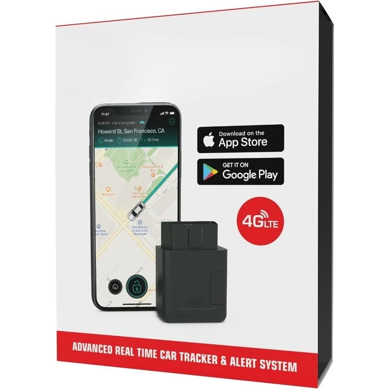 

Anti Theft Device - Real Time 4G Tracker & Alarm System. Comes with Device & Phone App. Tracks Your Car in R