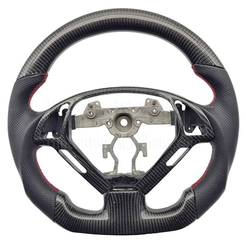 

Тонко обработанная модификация из перфорированной кожи из углеродного волокна для рулевого колеса Infiniti G27 G37