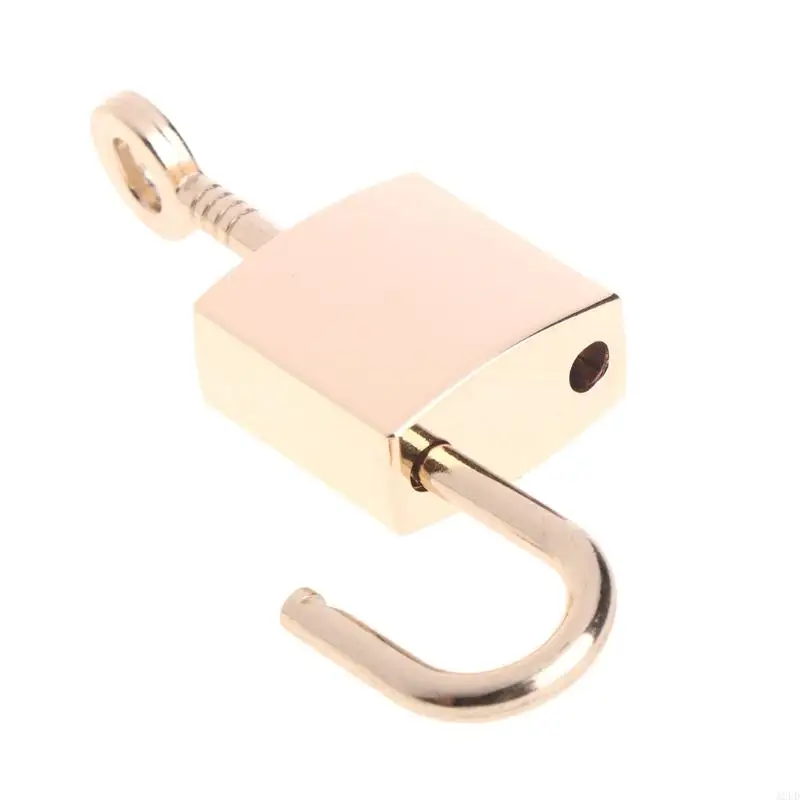A2UD Mini Square Archaize Candars con metal llave para bloqueo joyero inicio deseos candado decorativo para