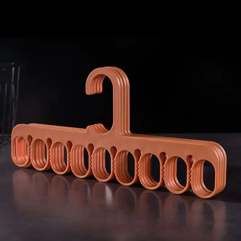 9-Hole شماعات ملابس المنظم الفضاء إنقاذ شماعات متعددة الوظائف الشماعات السحرية وشاح تخزين ملابس 28*13 سنتيمتر