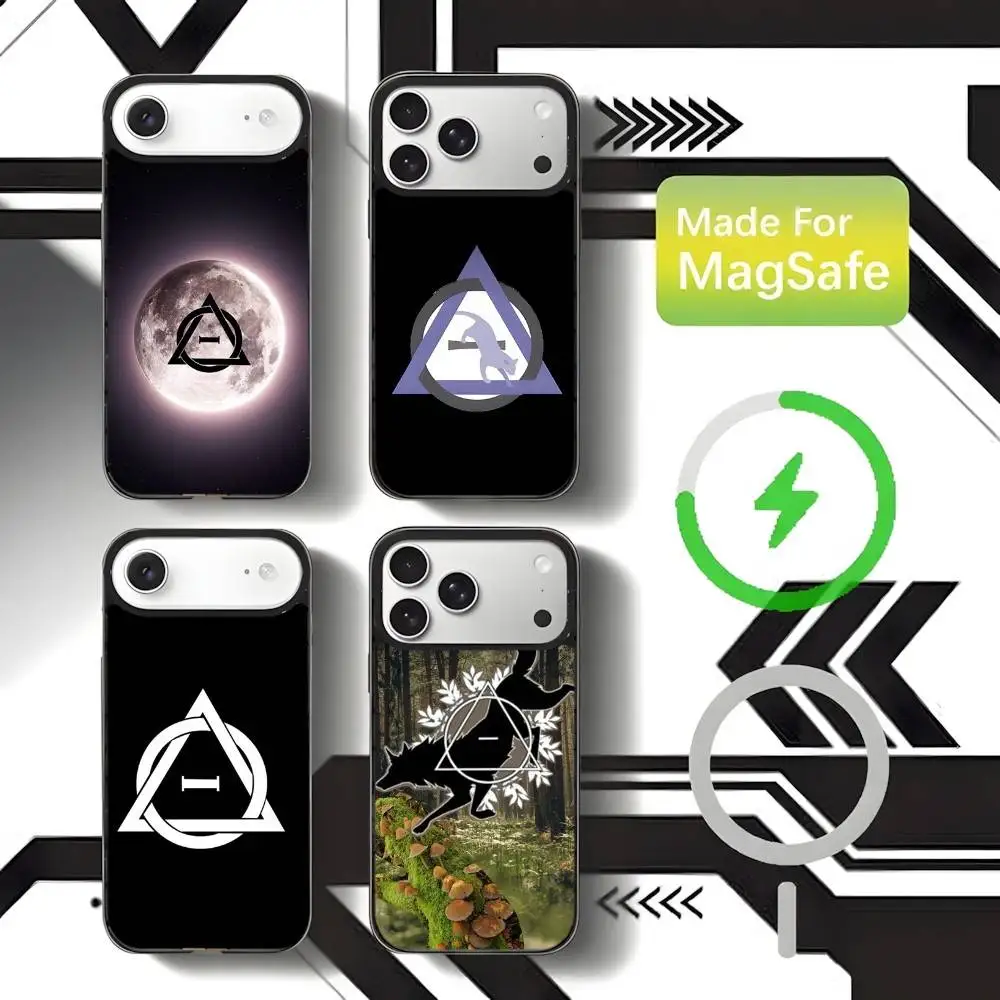 

Creative Therian Symbol Phone Case For iPhone 17,16,15,14,13,12,11,Pro,Max,Plus,Mini,SE4,E Magnetic Magsafe Wireless Charging