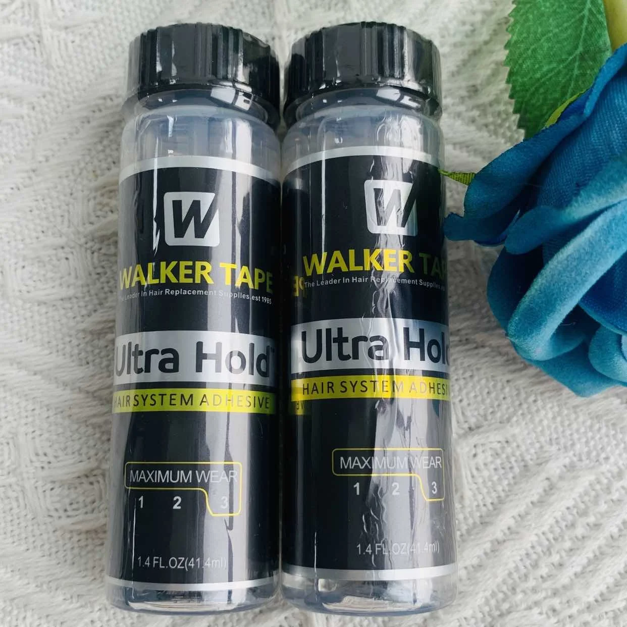 Wholesale Walker Tape Ultra Hold Lace Wig Glue Waterproof Transparent Lace Adhesive for Hair Replacement Brush-on Glue