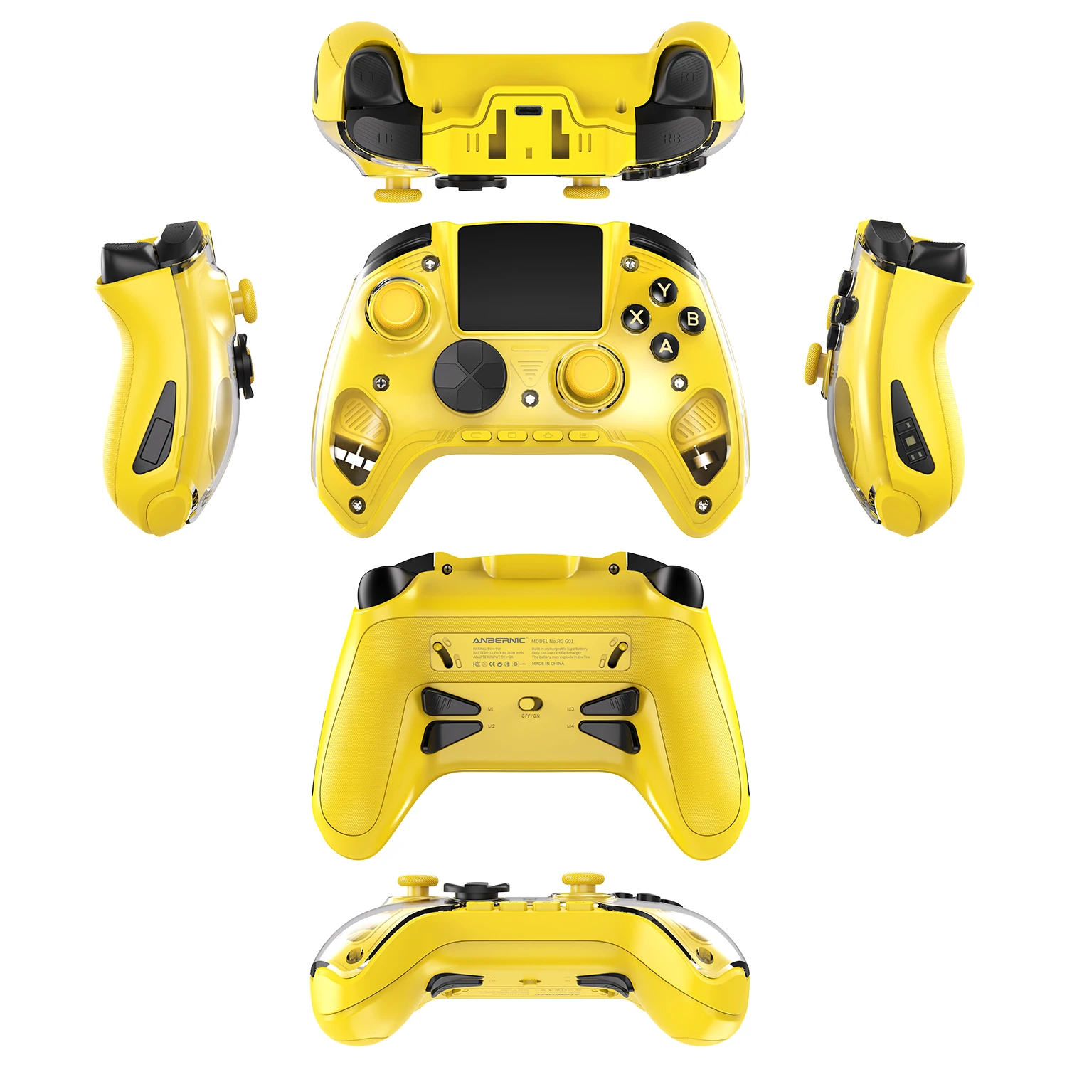 Anbernic RG G01 Gamepad-Controller, kabelloser Spiele-Controller mit 2.5D IPS Hall-Rocker für PC/Steam/Linux/Switch/Switch2/Android/iOS – Detail 12