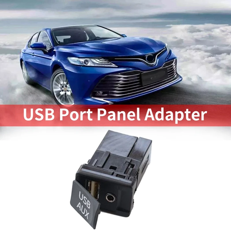 

Car Dash Flush Mount USB Port Panel Adapter For Toyota Camry Highlander