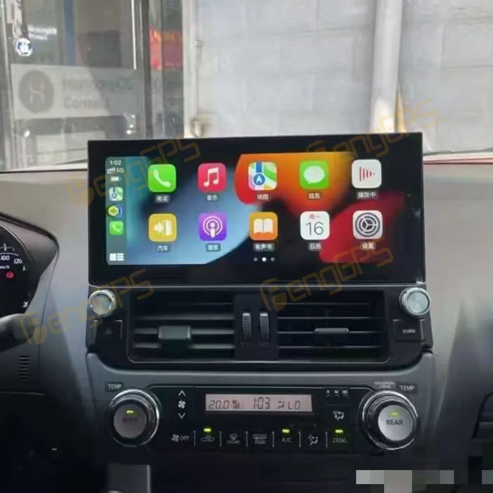 

12.3 Inch Android 13 CarPlay Car Radio For Toyota Land Cruiser Prado 2010-2013 Touch Screen Multimedia Player GPS Navigation BT
