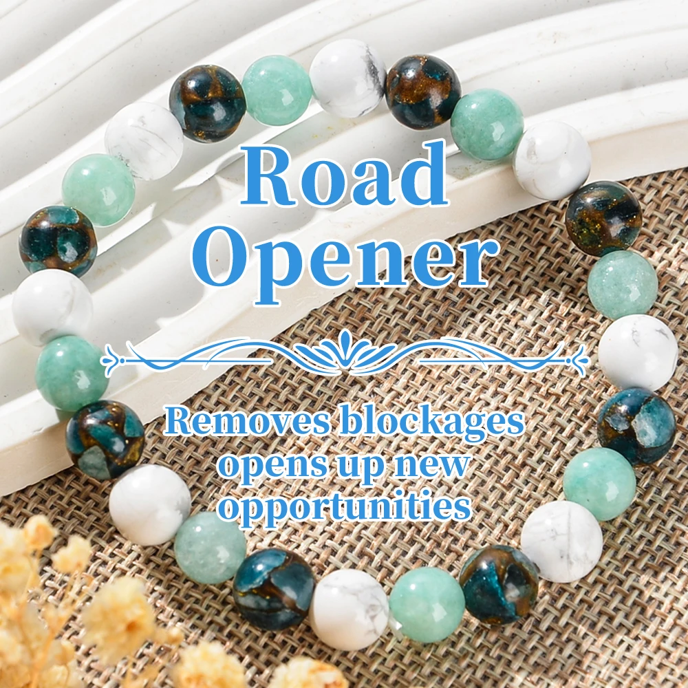 1PC natural stone healing bracelet that can eliminate worries, relieve anxiety, and bring prosperity and abundance.
