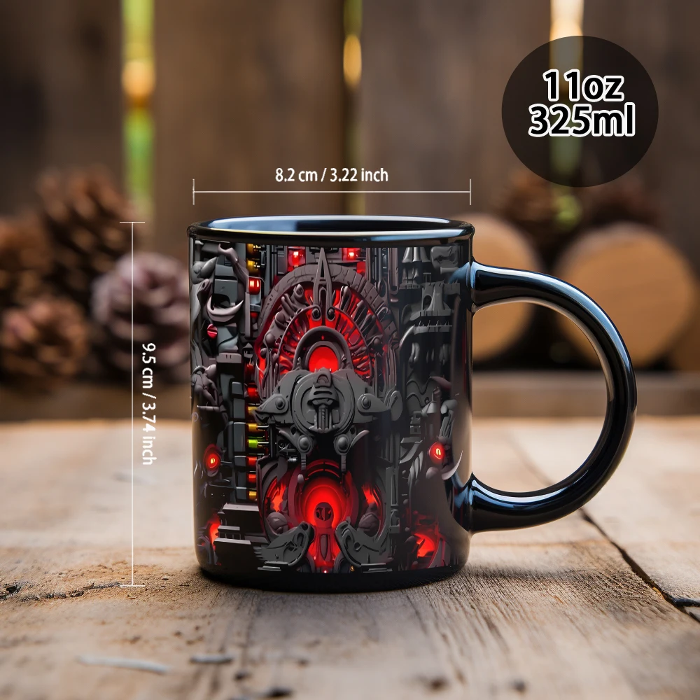 Motorcycle Engine Internal Structure Picture Coffee Mug Unique Gift for Motorcycle Modification Fans Men Birthday Present Friend