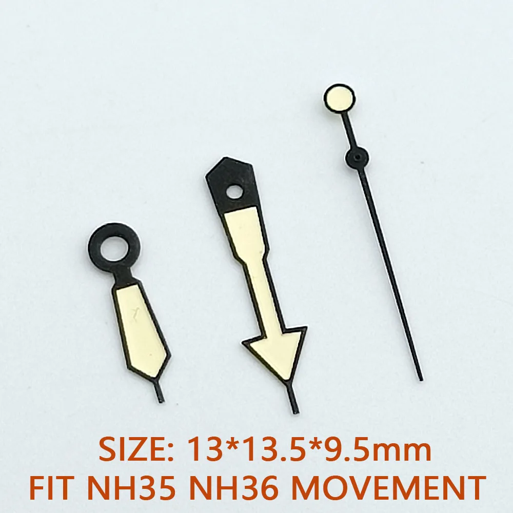 自動移動式ハンドウォッチ,腕時計アクセサリー,時計部品,緑,nh35,nh36