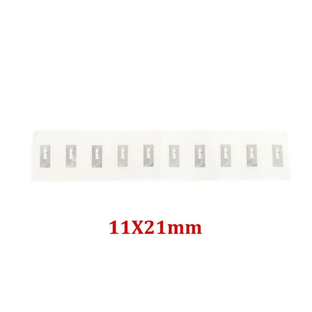 50Pcs 11x21mm NFC Chip NTAG213 Sticker 13.56MHz Wet Inlay NTAG213 Wet Inlay Anti-counterfeiting Electronic Label