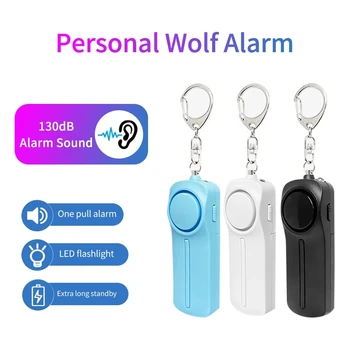 Persönlicher Sicherheits alarm Selbstverteidigung 130db lauter Schlüssel bund tragbare Sicherheit Anti-Satyr für Frauen Kind ältere Mädchen Notfall alarm