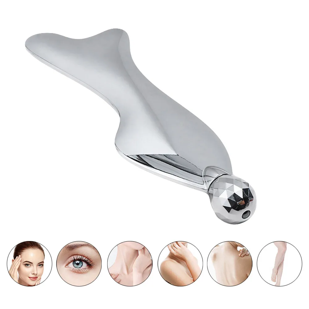 Fish Shape Stainless Steel Gua Sha Massage Tool Body / Facial Scrap Massager Skin Tightening Face Lifting