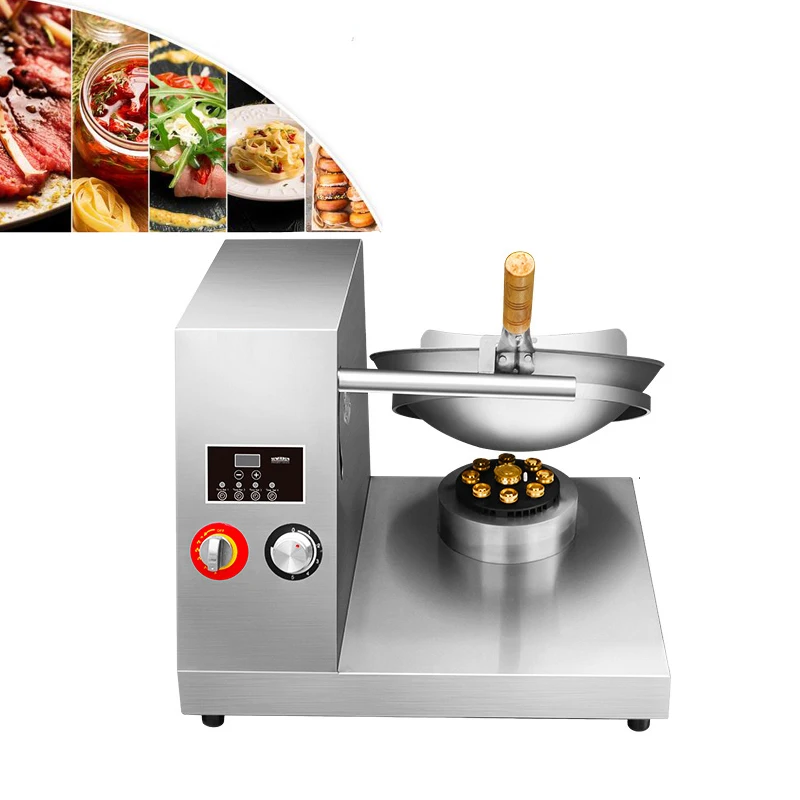 

Hot Gas Version Electric Rice Machine Commercial Robot Chef Automatic Stir-fry Machine Cooking Fried Rice Cooker