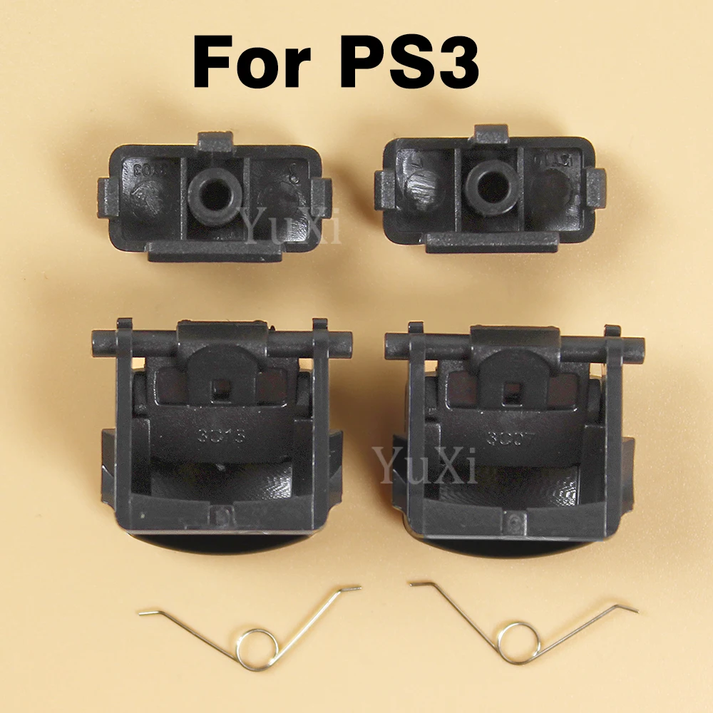 For PS3 Trigger Button With Springs Kit For PlayStation 3 Gamepad Controller Black L1 R1 L2 R2 Key Replacement Repair Parts