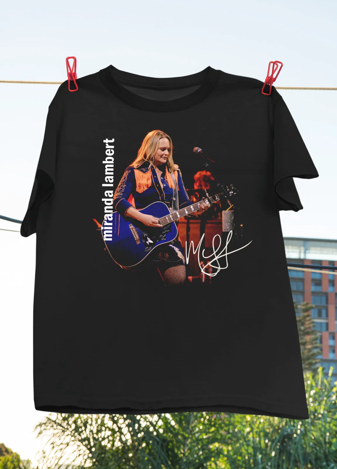 

Miranda Lambert In Concert Tour Cotton Black All Size Unisex Shirt