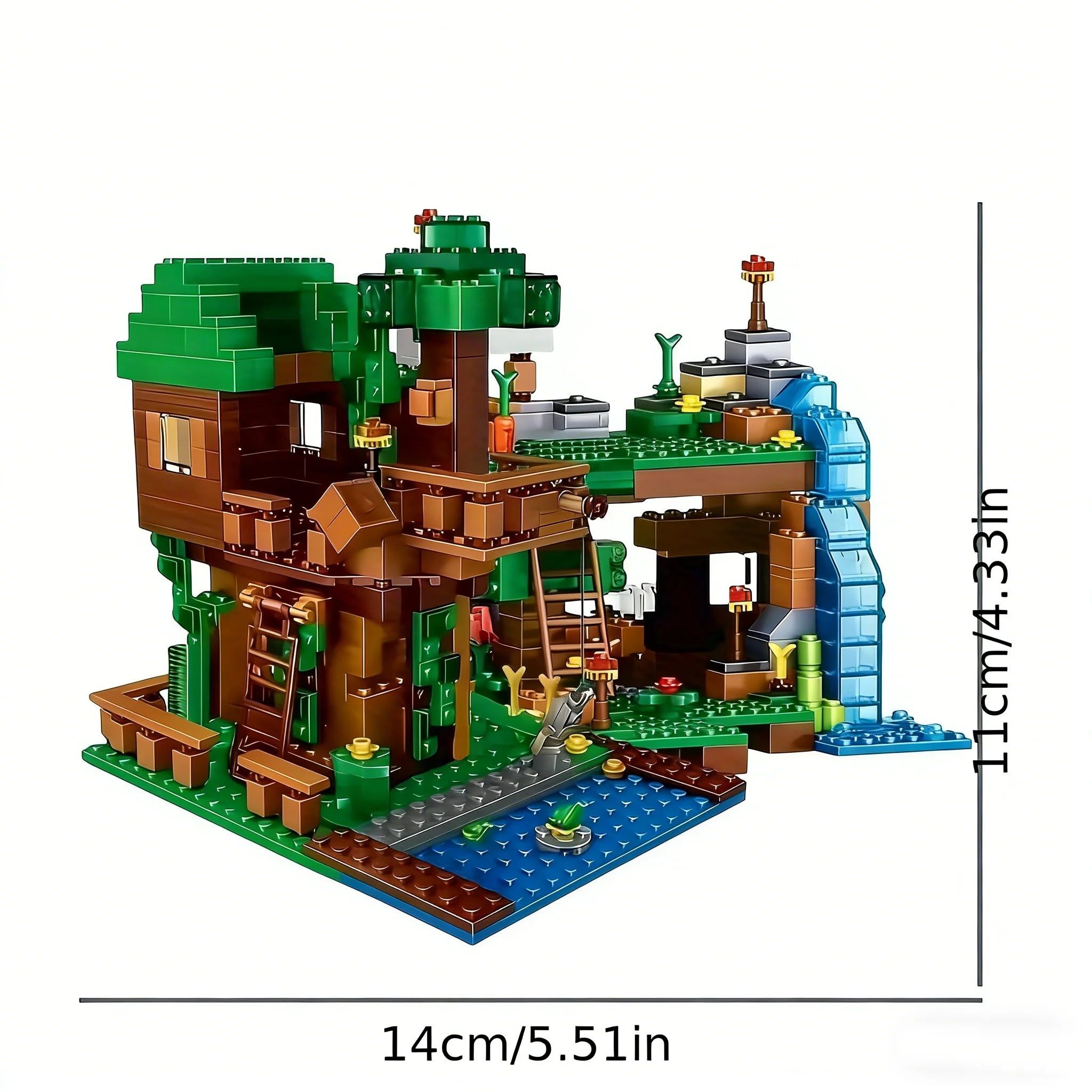 Wooden House Leopard Stacking Blocks Set - Perfect for Home Decor & Holiday Gifting