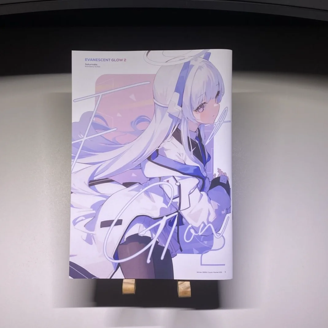 Blue Archive EVANESCENT GLOW 2 Noa Illustration Fanbook - Anime Game Doujinshi Art Book, Gift for BA Fans