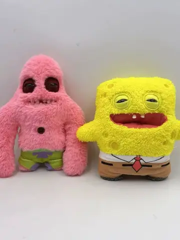 Spongebob Squarepants Patrick Star Series Plush Toys Little Monsters Funny Ugly Monster Tooth Birthday Christmas Gift