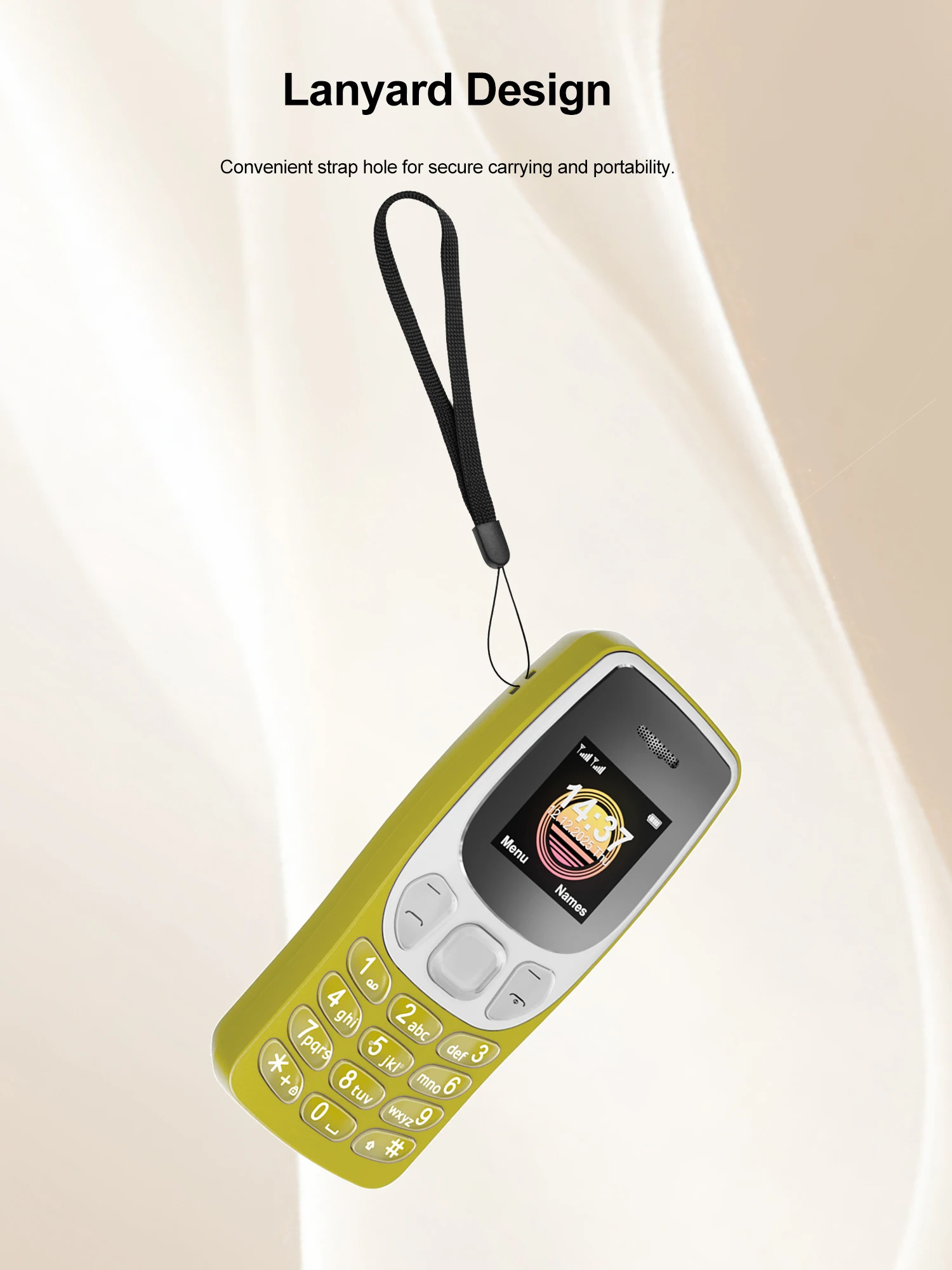 SERVO mini Mobile Phone 2G Network Bluetooth Dialer Blacklist Call Recording Dual SIM Standby 0.85" Screen Super Small Phones