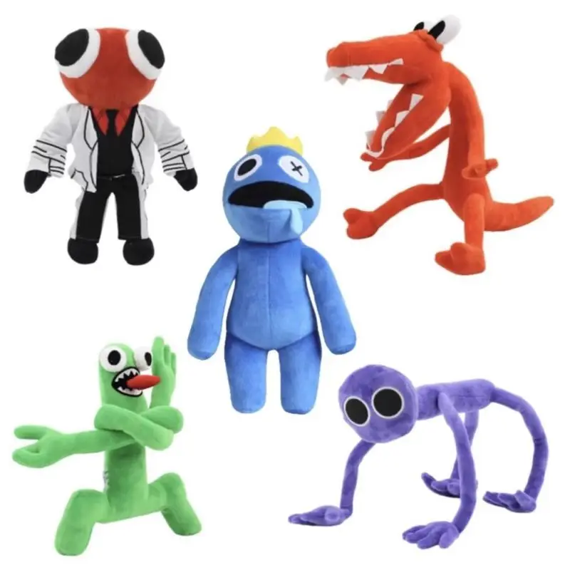 Juguetes de peluche Rainbowes Friends de 25-30cm, muñeco de peluche de monstruo de animación, juguetes de marioneta de dibujos animados para niños, regalos de Navidad