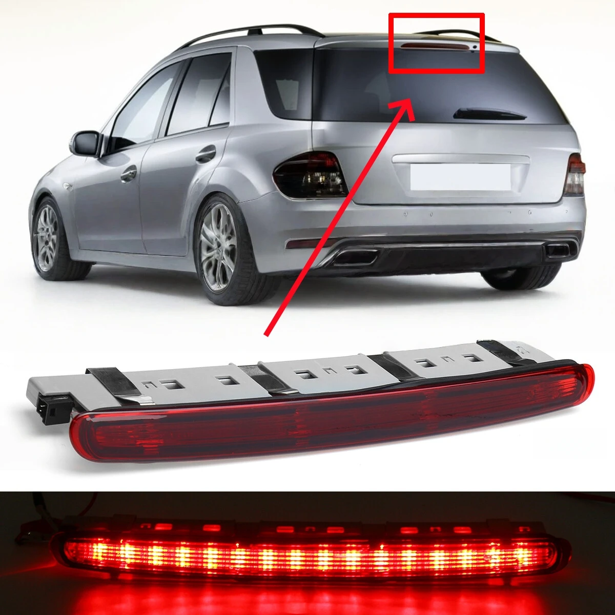 Bremslicht-Abdeckung für Mercedes X164 W251 V251, für Benz W164 ML-Klasse ML320 ML350 2005 2006-2011