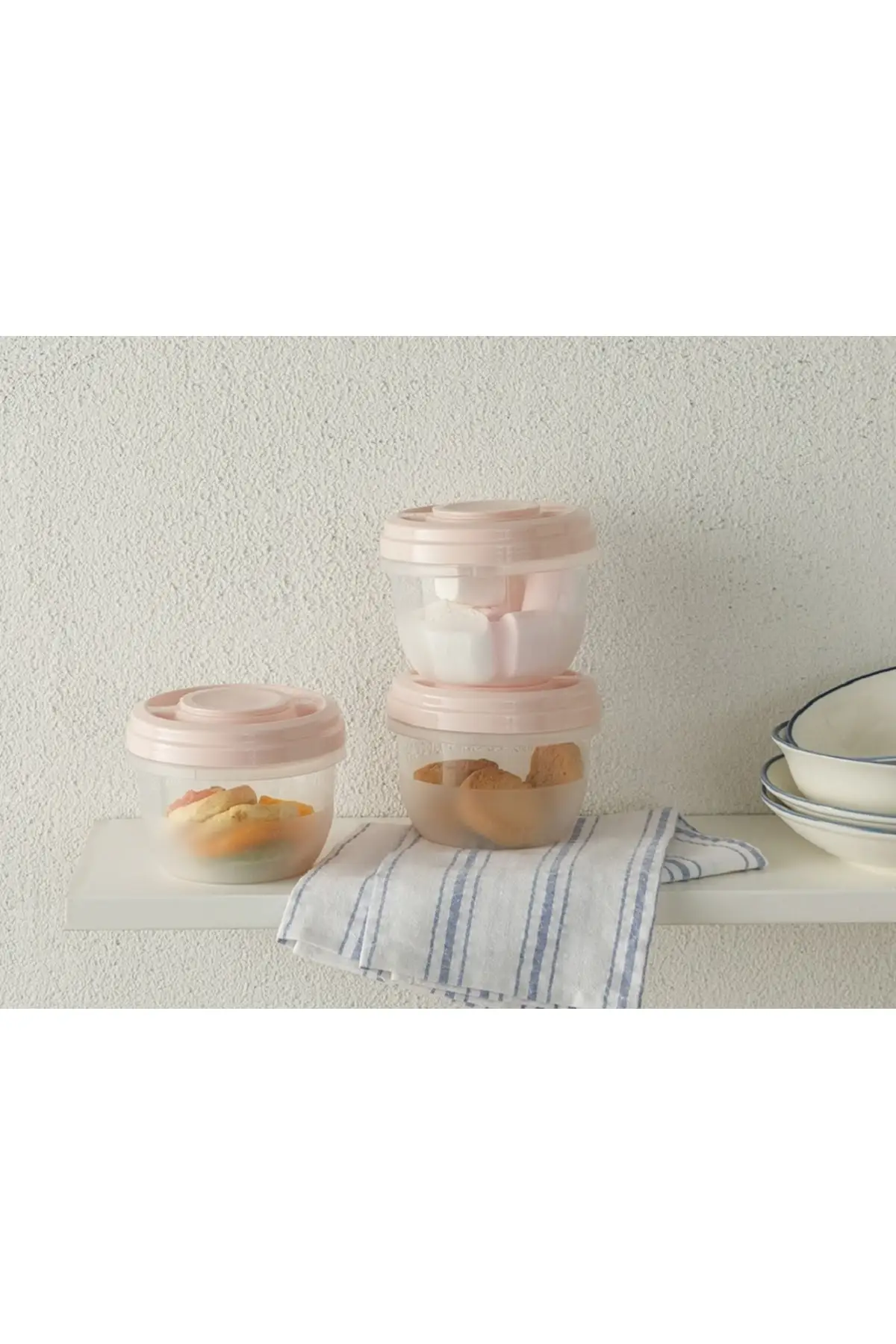 

DOLBOVI Nelly plastic storage container set 3X500 Ml powder