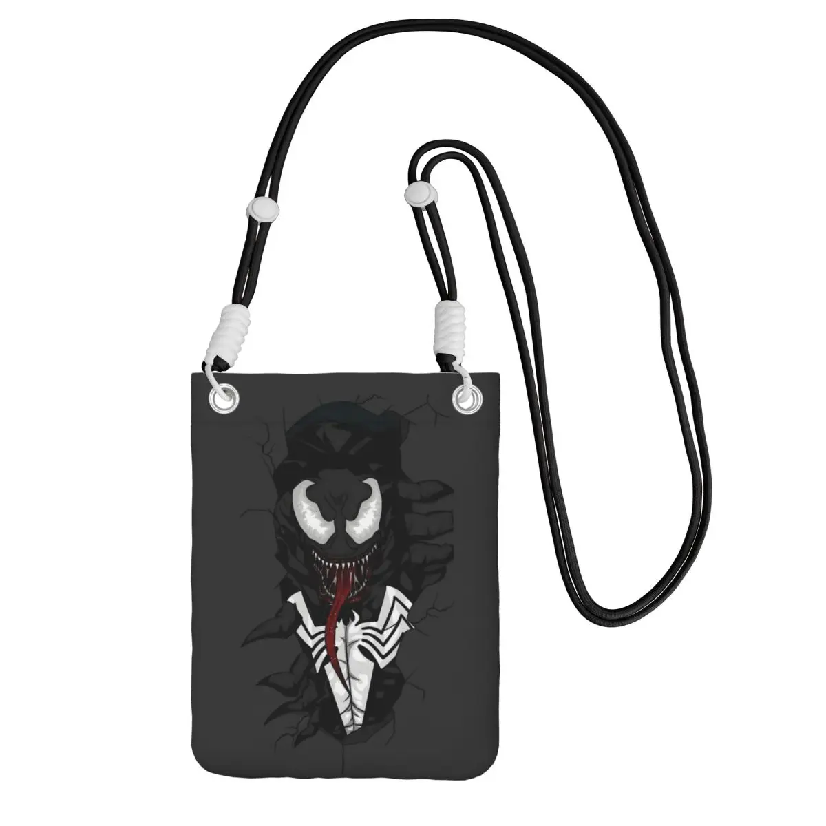 

Сумка для мобильного телефона на заказ Venom Carry, диагональная мужская и женская агрессивная сумка через плечо со съемным плечевым ремнем для путешествий