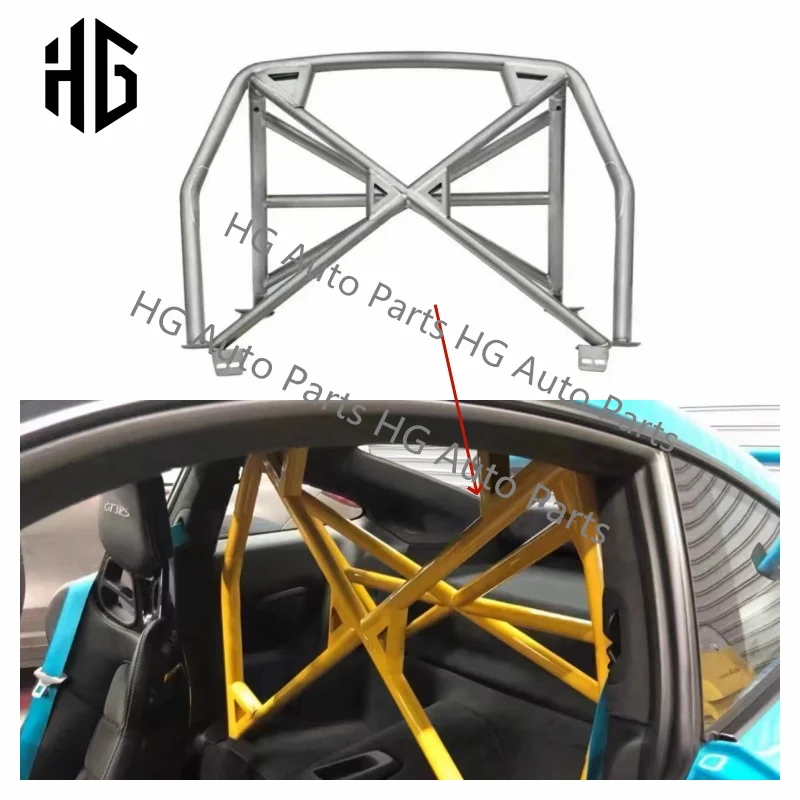 

GT3 RS Style Titanium Alloy Roll Cage Car Shell Support Frame Fit For Porsche 911 991.1.2 GT2 RS Roll Cage Protection Auto Parts