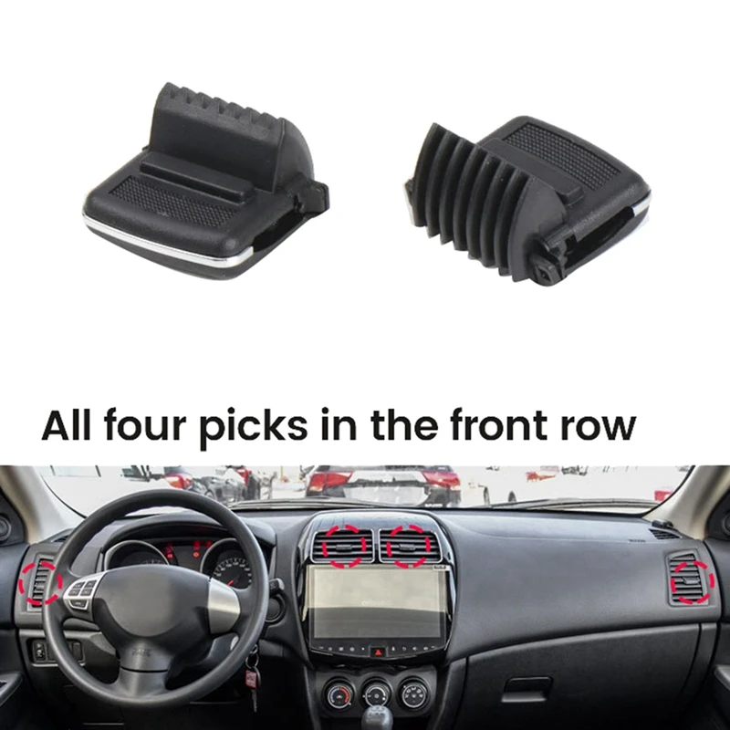 Car Air Vent Paddle Clip For Mitsubishi Outlander Sport ASX 2013-2018 Car Dashboard A/C Vent Clip Replacement Parts 1 Piece