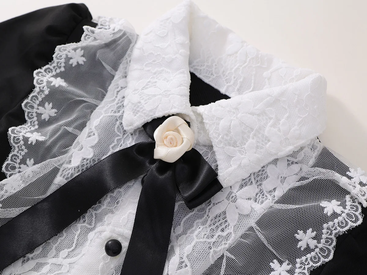 جديد الخريف طفل الفتيات فستان طويل الأكمام فستان الفتيات طفل عادية الأزهار ازياء ملابس الأطفال فساتين الزهور 2-8 سنوات #4