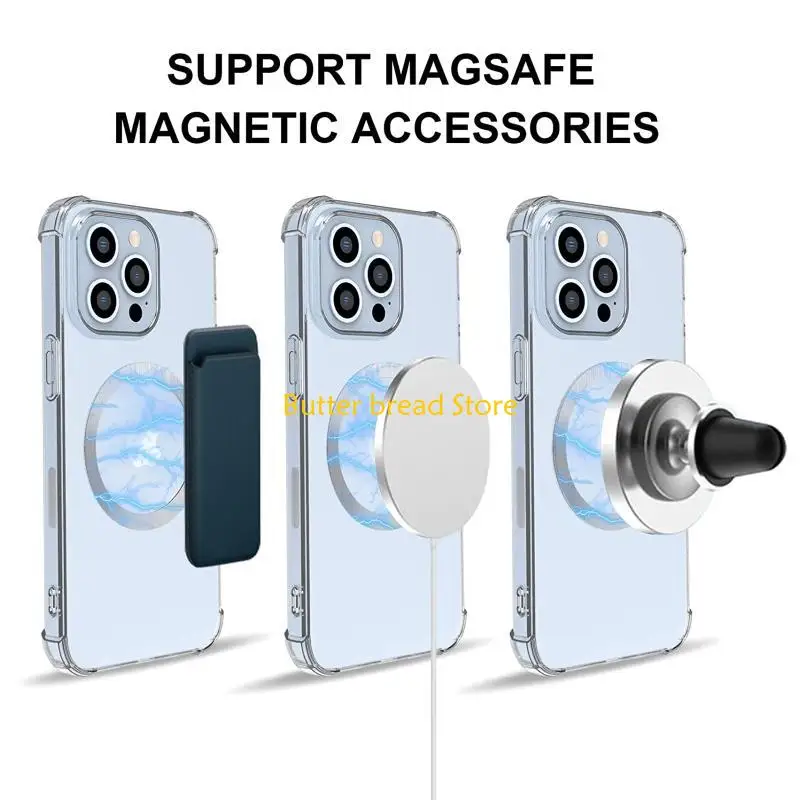 

W89C Fast Charging Phone Holder Removable Grip Finger Loop for Car for phone 12