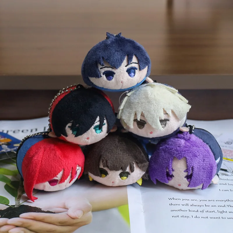 

New model Kawaii Blue Lock Mini Plush Toy Keychain Isagi Yoichi Chigiri Hyoma Rin Itoshi Bachira Meguru Prone Position Doll
