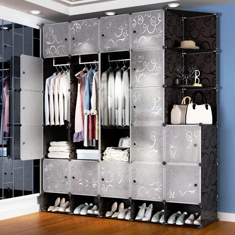 

Relaxing Designer Closet Modern Beauty Room Decor Vintage Save Space Simple Wardrobe Fashion Armario Chinese Style Furniture