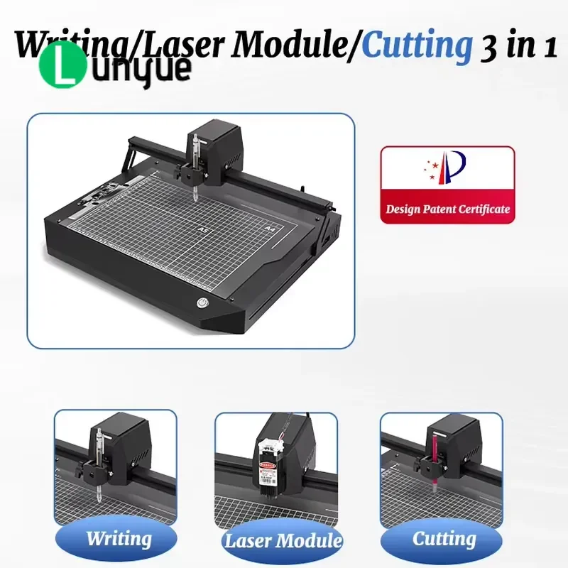 A4 CNC Pen Plotter Desktop Automatic Drawing Robot for Signature Art DIY Compatible with Standard Pens Compact Design