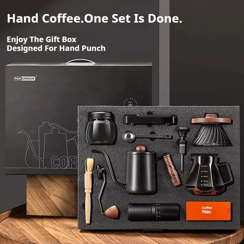 Hand made coffee set, hand made coffee pot, filter cup sharing pot, grinder set, coffee utensils, and souvenirs