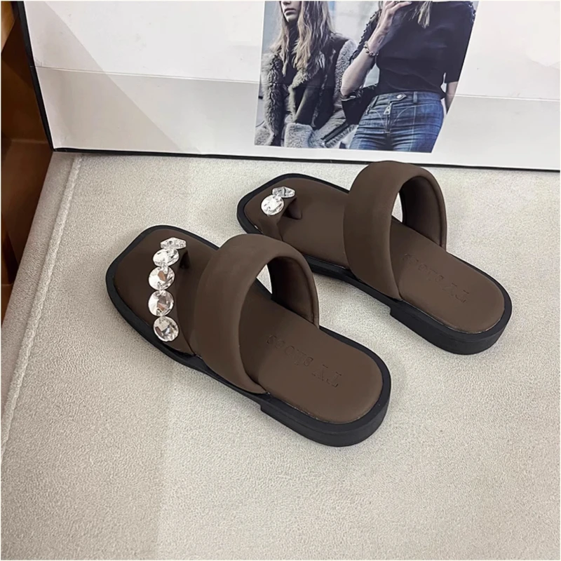 Simple Girl Slipper 2025summer Fashion Girl Shoe Flip-flops Kid Sandals Soft Sole Women Sandals Allmatch Girl Sandalzapatos niña