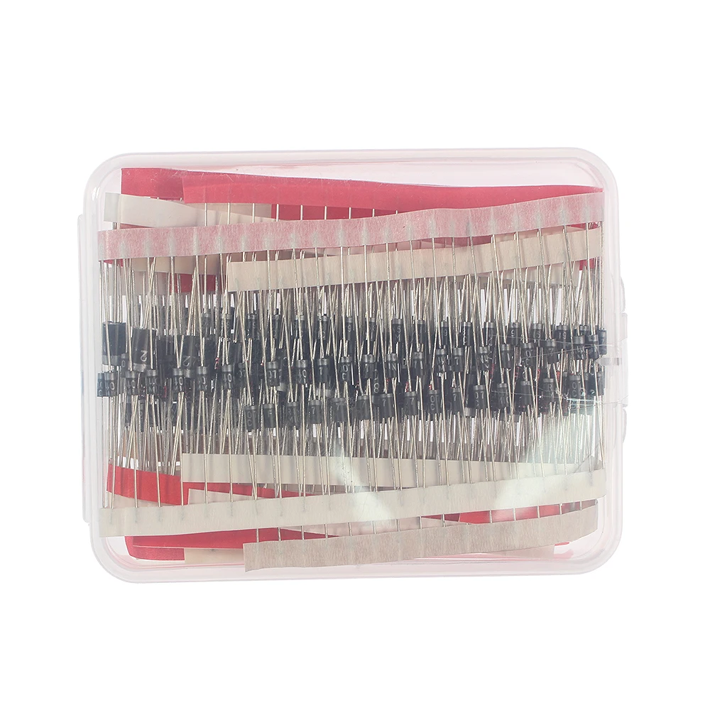 Schottky Rectifier Diode 350PCS 14 Values Assortment 1N4148 1N4001 1N4004 1N4007 1N5404 1N5406 1N5408 UF4007 FR107 1N5817