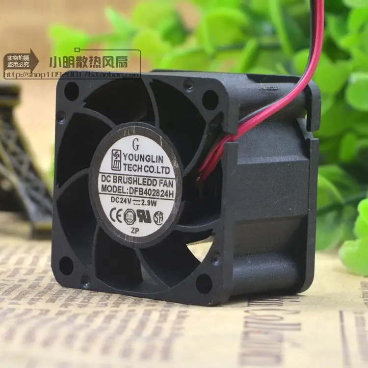 

YOUNG LIN DFB402824H 4028 4CM 24V 2.9W INVERTER COOLING FAN