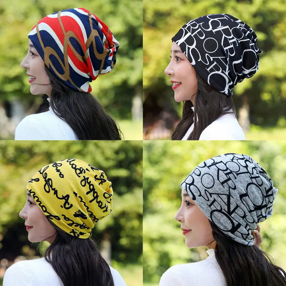 Winter Women Hat Warm Beanie Hats Cap Turban Tube Bandana Neck Face Headband Scarf Warmer Headwear Kerchief Collar Outdoor P1R1