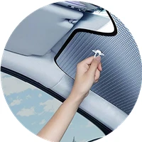 【M】Pára-sol da janela dianteira do carro proteção uv sombra protetor solar pára-brisa viseira capa cortina automática pára-sol acessórios