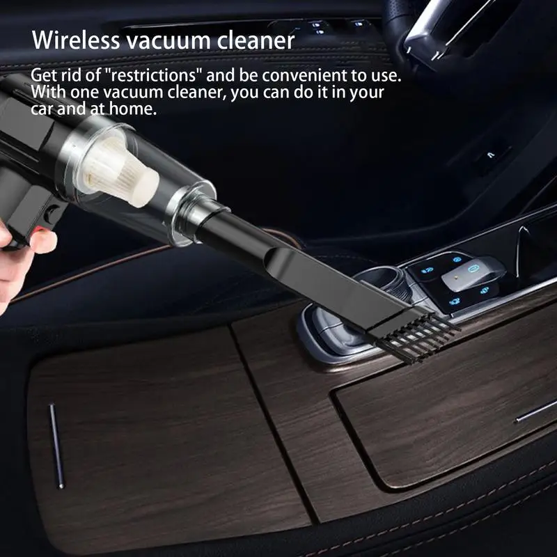 Portable Compressed Air Duster 2 in 1 Air Blower & Vacuum Cleaner Cordless Car Vacuum Portable Cordless Handheld Vacuum Cleaner