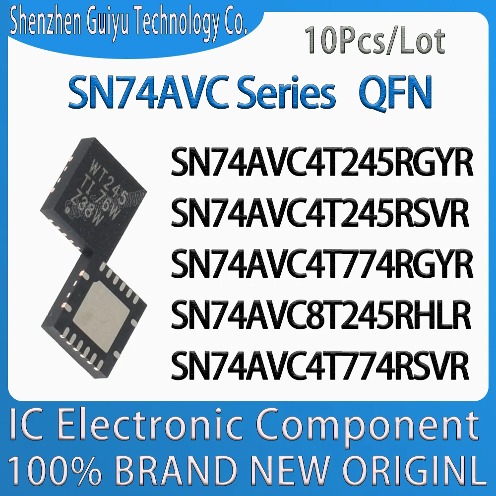 

10Pcs/Lot SN74AVC4T245RGYR SN74AVC4T245RSVR SN74AVC4T774RGYR SN74AVC8T245RHLR SN74AVC4T774RSVR 4T774R SN74AVC Series QFN IC Chip