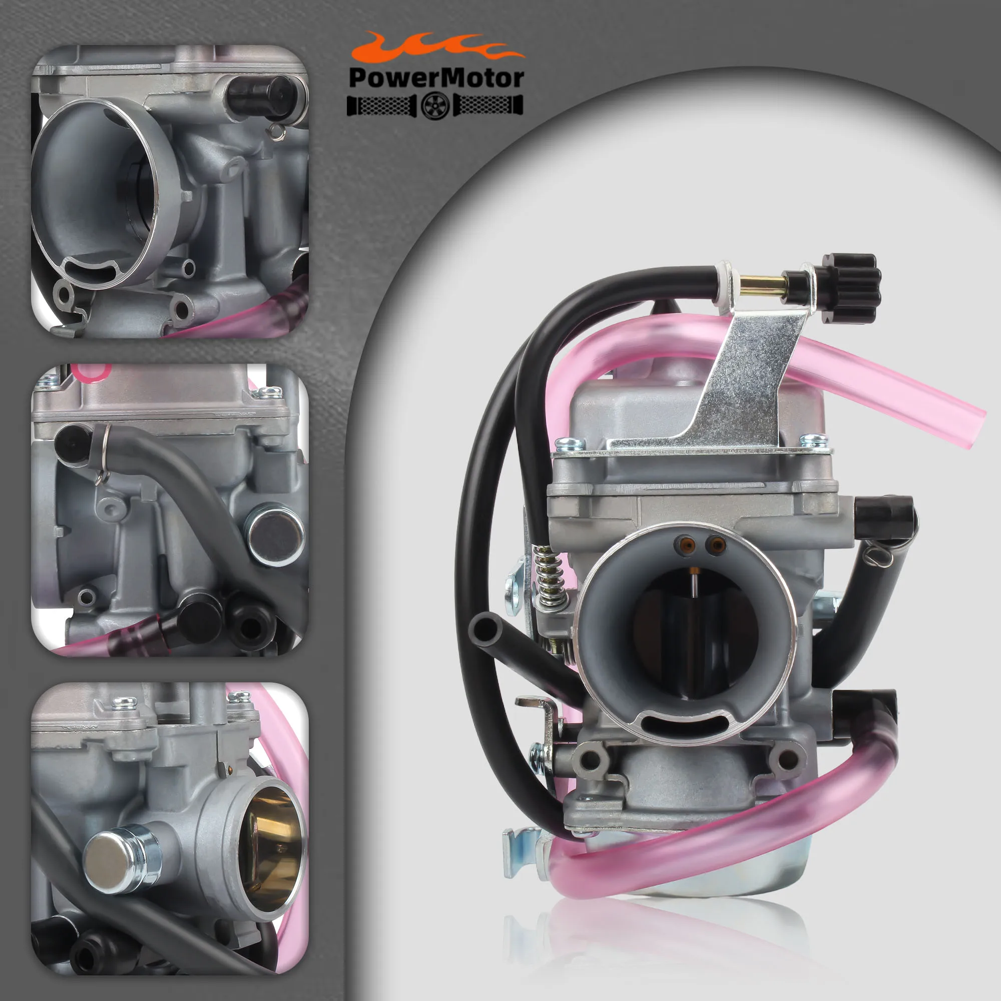 

For Kawasaki Bayou 300 1986-2005 4-Stroke Motorcycle Carburetor Kit With Air filter for KLF 300 KLF300 KLF300C 4X4 ATV Carb