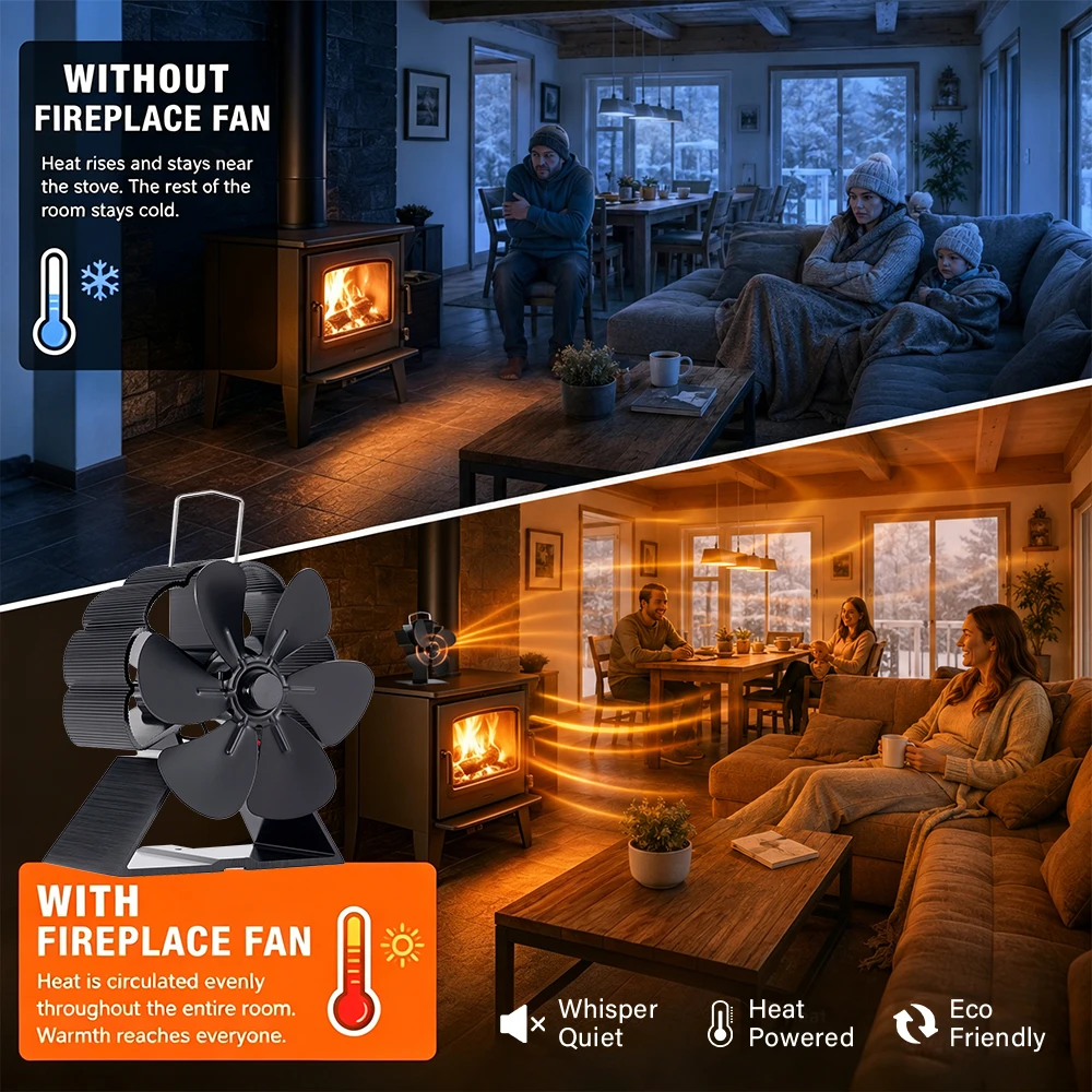 Thumbnail 3 - #14 Best Wood Stove Fans to Buy In 2026