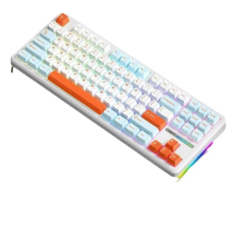 

F87 mechanical keyboard structure pro hot swap three-mode wireless bluetooth game