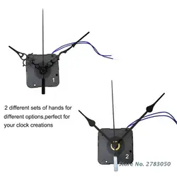 DIY Wall Clock Pendulum Movement Silent Mechanism with Hands Quartz Repair Shaft for Clock Frameless Picture Floor Clock