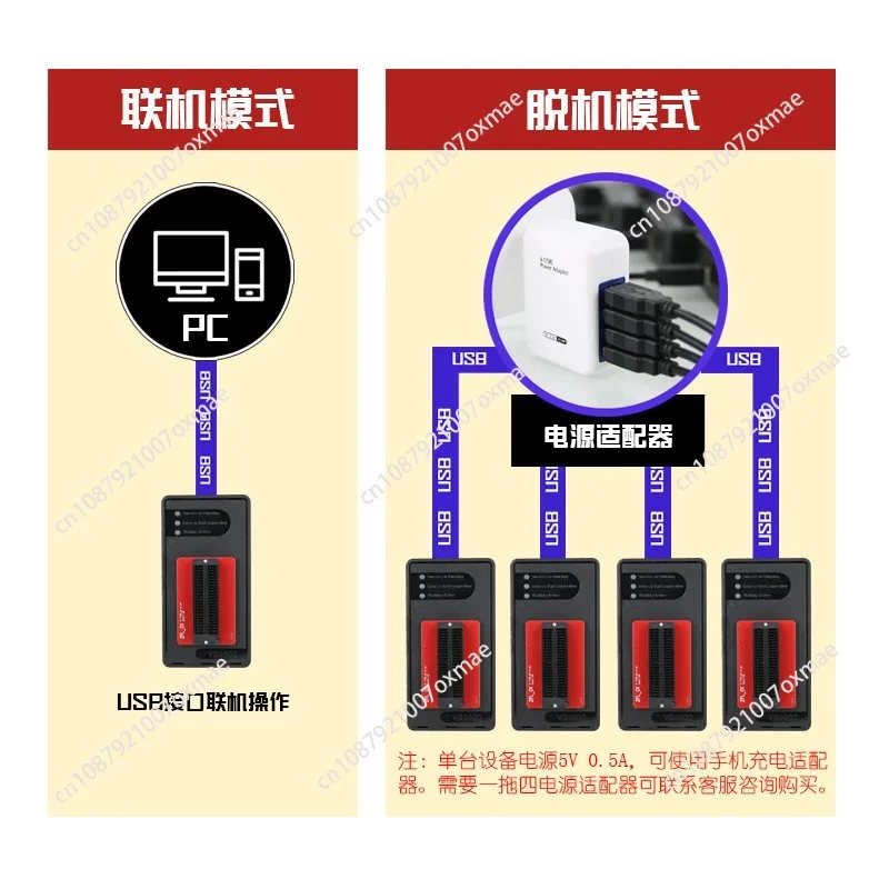 VS5600 Offline Universal Programmer Flash Chip PIC Microcontroller Program Writer Offline Programmer