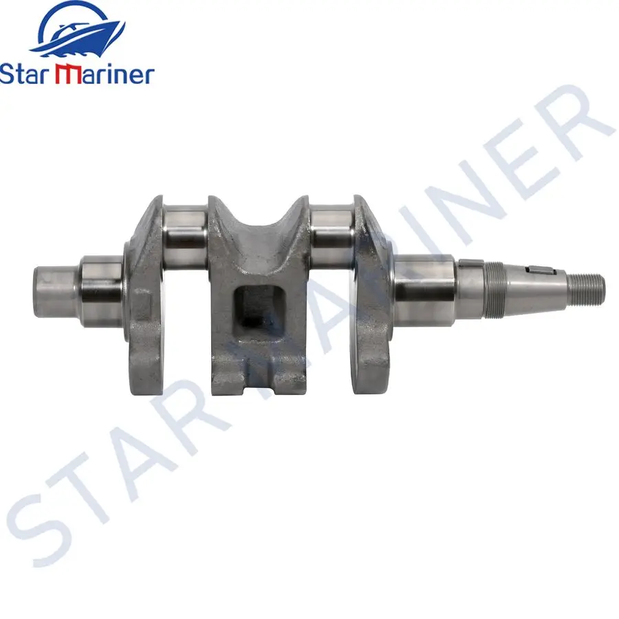 66M-11411 Crankshaft For Yamaha Outboard Motor 4 Stroke 15HP F9.9 F13.5 FT9.9 F15 66M-11411-00 66M-11400-01 Marine Parts