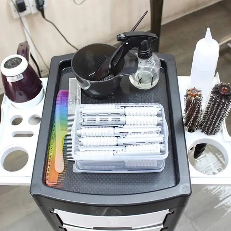 

Italian Style Storable Trolley Originality Barber Shop Multifunctional Trolley Modern Nail Salon Furniture Skjuta En Vagn HBSC