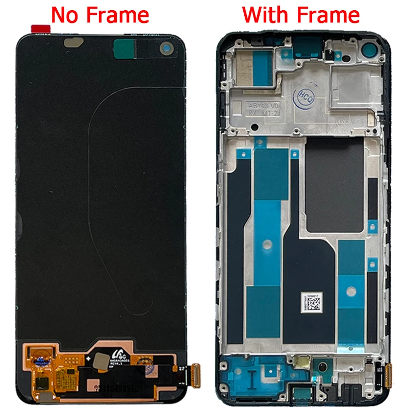 Imagem -02 - Tela Lcd para Oppo Realme Pro Plus Painel Digitalizador de Toque Original 6.43 Rmx3392 Rmx3393