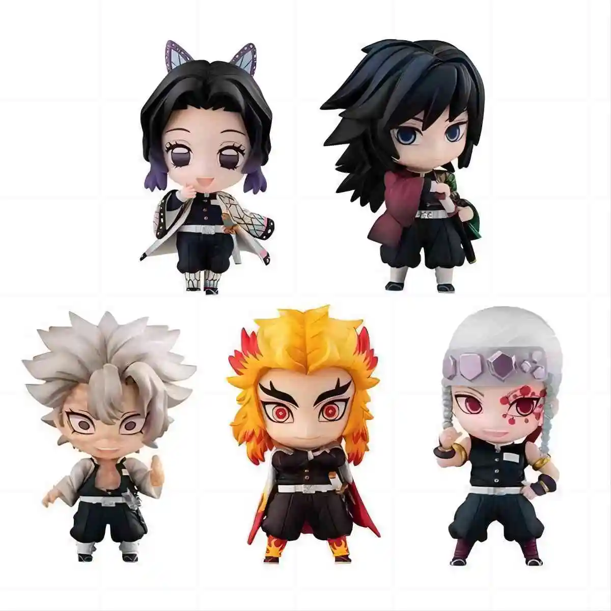 Dämon Sayer Anime Figur Tanjiro Giyu Figur Muichiro Kyoujuro PVC Modell und ys Shinobu Acchion Figur Raumdekoration für Technik ft